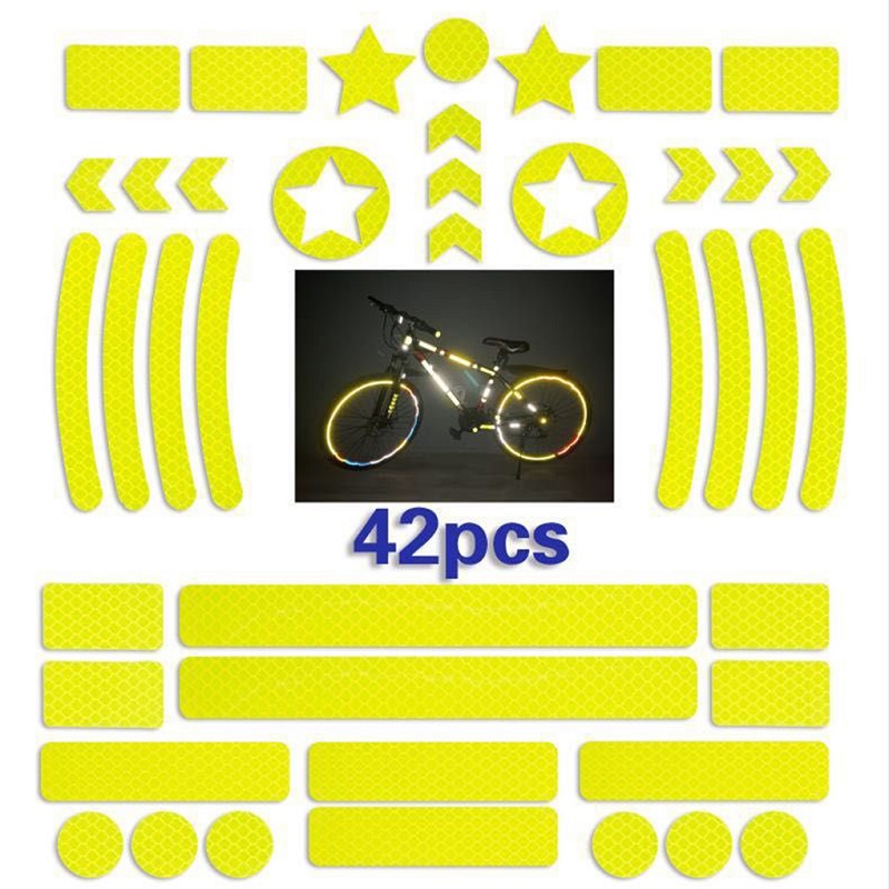 Spoke Reflector Set - 42 개/대 자기 접착 성 반사