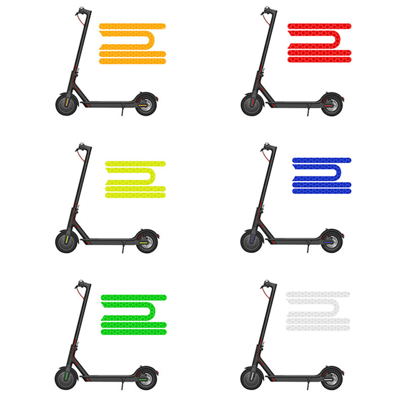 Spoke Reflector Set - 4 개/대 전기 스쿠터 반사 스티커