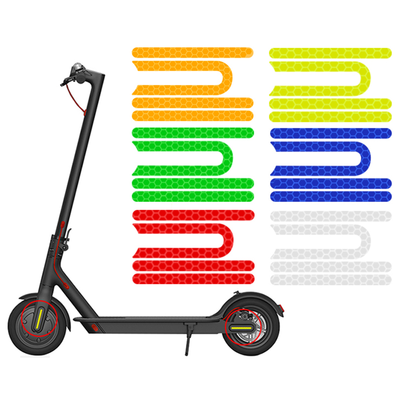 4 개/대 전기 스쿠터 반사 스티커 반사판 M365 P - Spoke Reflector Set 리뷰 및 가격
