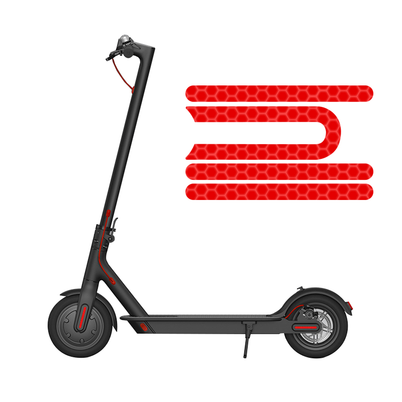 4 개/대 전기 스쿠터 반사 스티커 반사판 M365 P - Spoke Reflector Set 리뷰 및 가격