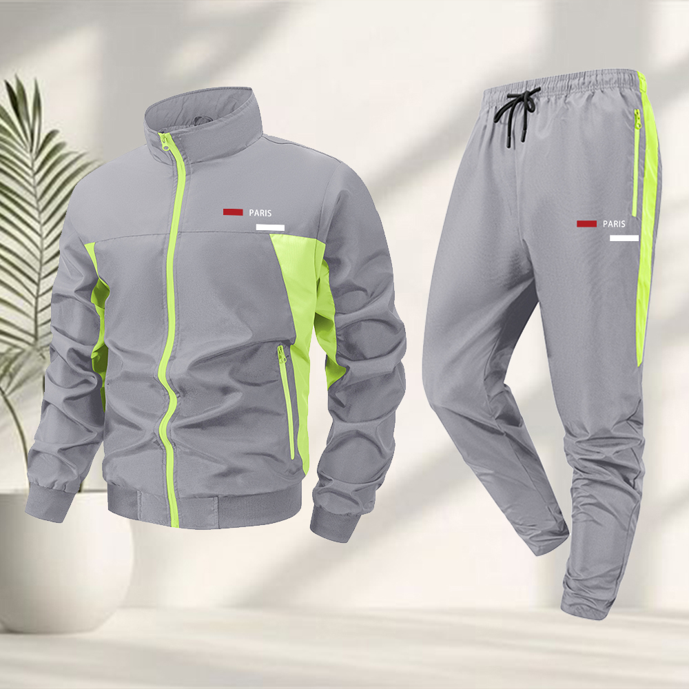 남성 트렌디 프린트 캐주얼 스포츠 슈트 (지퍼 재킷 및 - Cycling Commute Jacket 리뷰 및 가격