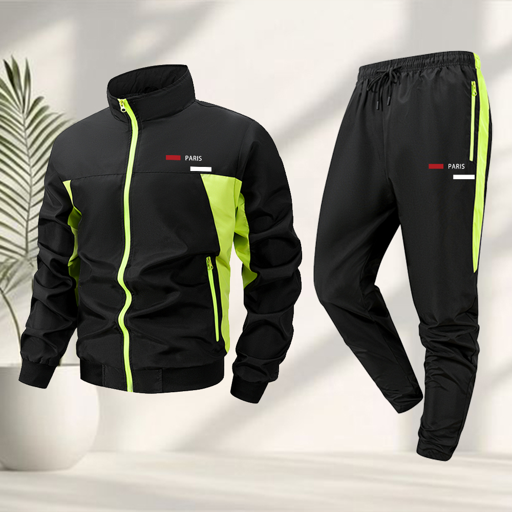 남성 트렌디 프린트 캐주얼 스포츠 슈트 (지퍼 재킷 및 - Cycling Commute Jacket 리뷰 및 가격