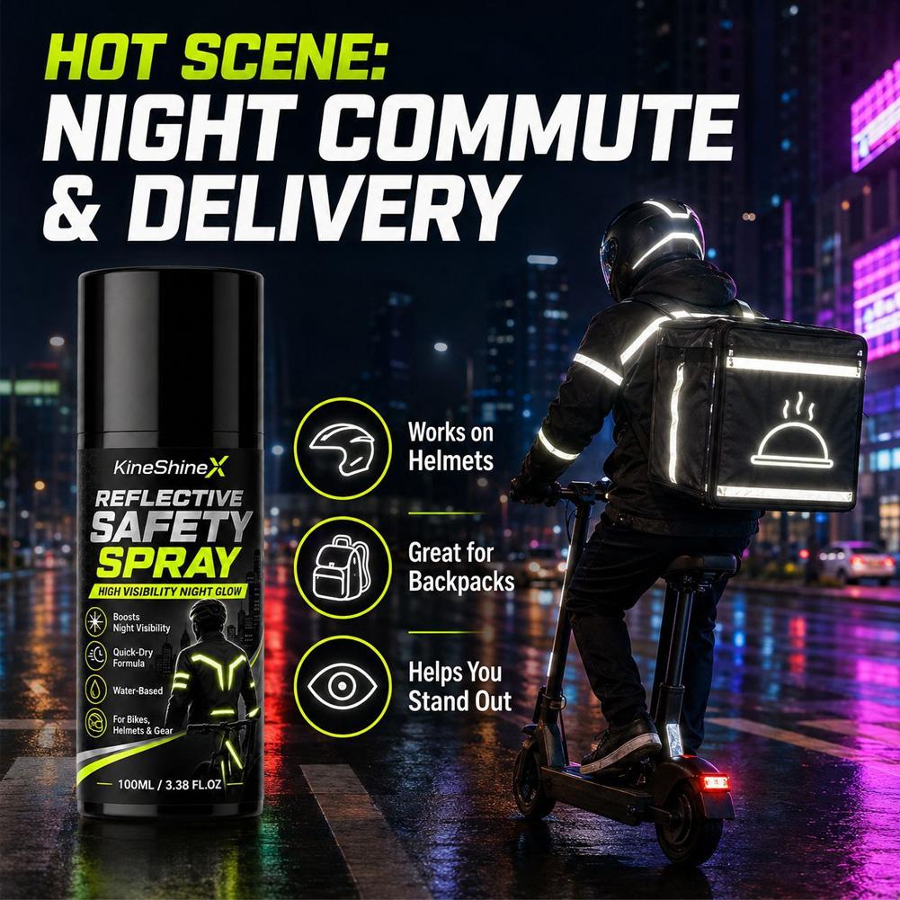야간 반사 안전 스프레이 고가시성 코팅 페인트 - 자전 - Cycling Commute Clothes 리뷰 및 가격